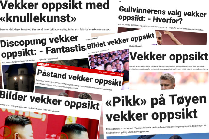 Dagbladet er en avis som ikke er redd for å vekke oppsikt. (Kollasj: Subjekt.)