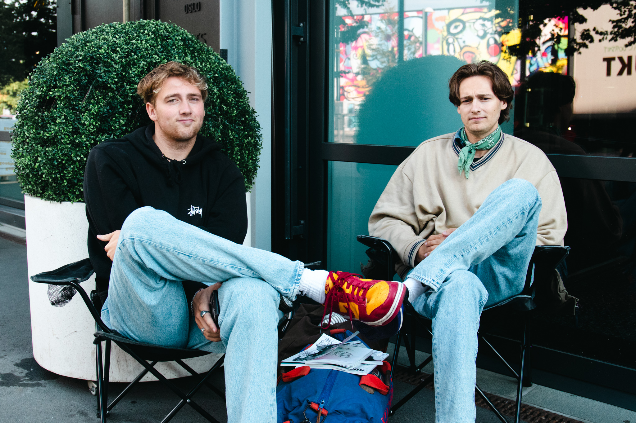 Nikolai torgersen kø (Foto: Aurora Henni Krogh.)