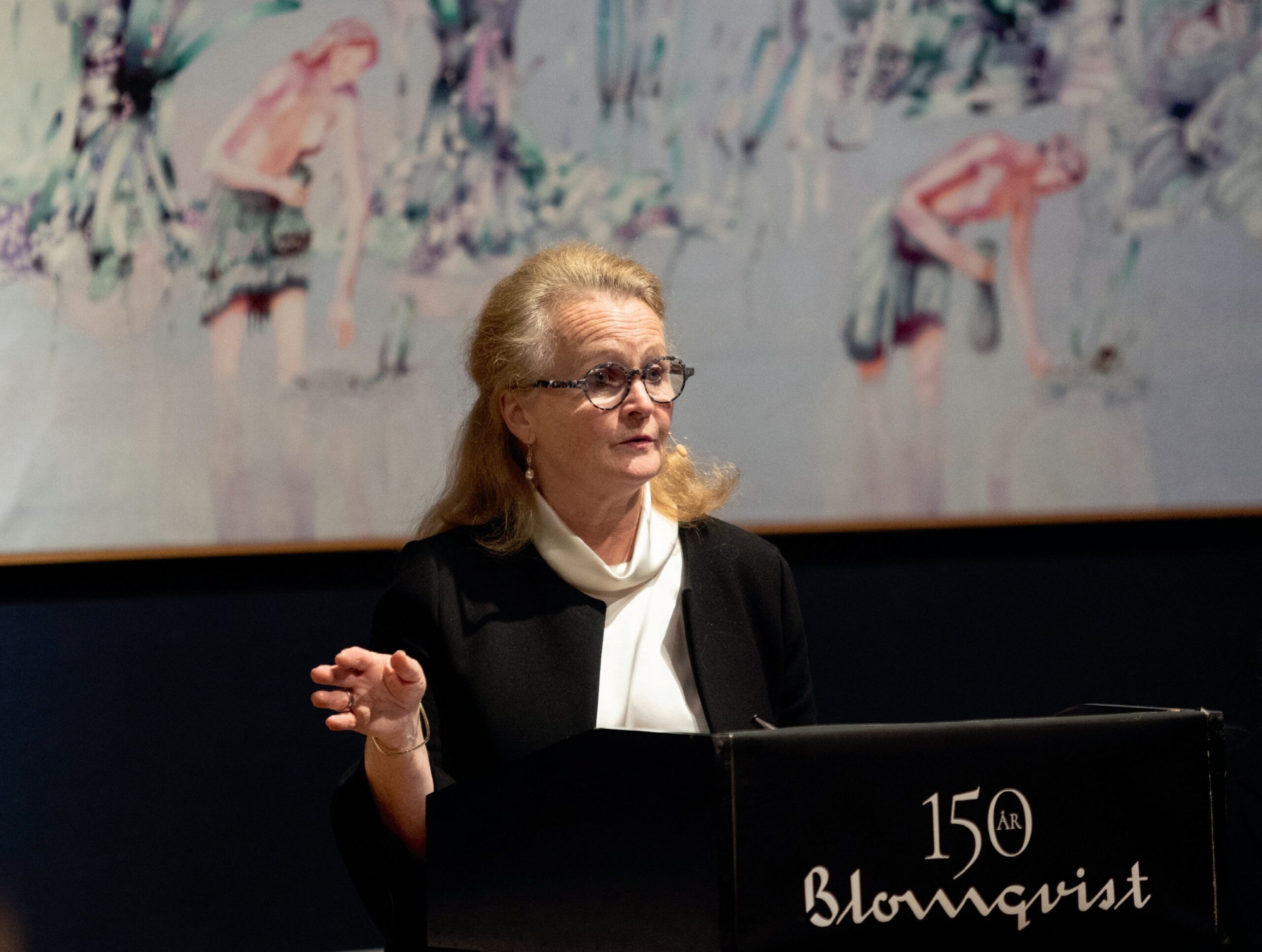 Auksjonarius, kunst- og Munch-ekspert Elisabeth Vik Forsberg på Blomqvist. (Foto: Blomqvist.)