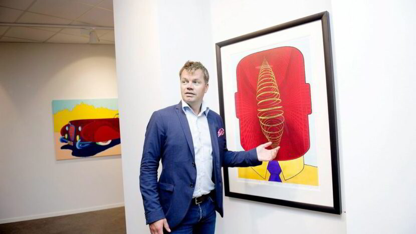 Rolf Stavnem eier og driver Fineart på Tjuvholmen. (Foto: Presse.)