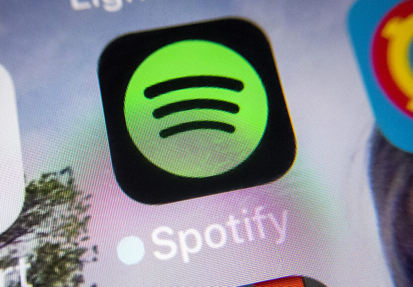 Oslo 20190225.Illustrasjonsbilde: Spotify appen på mobil. (Foto: Gorm Kallestad/NTB.)