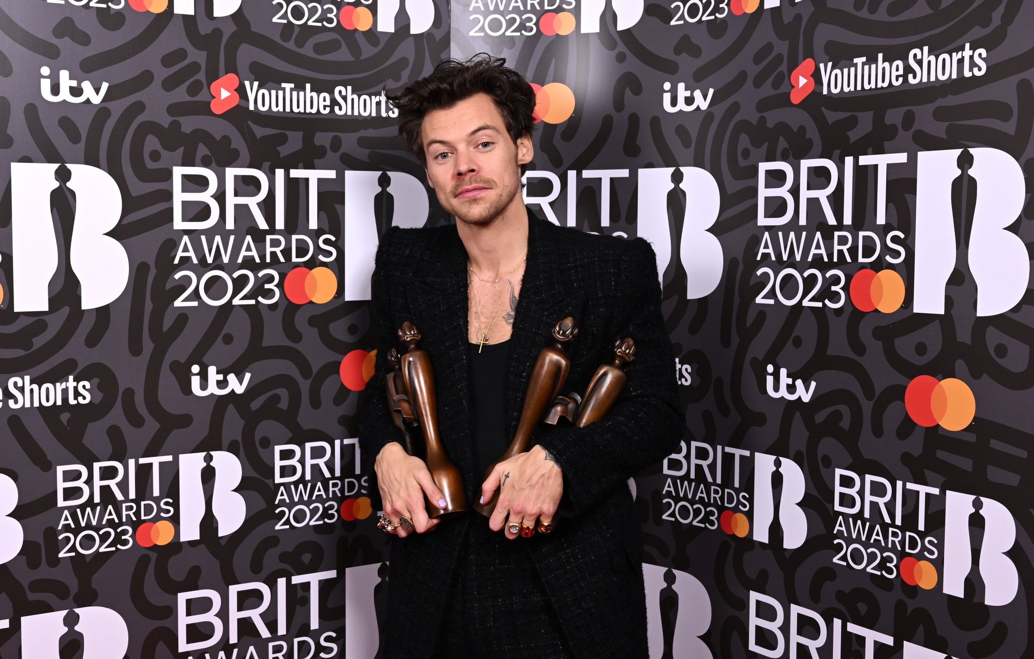 Harry Styles på Brit Awards 2023 ved O2 Arena. (Foto: HSHQ/Presse.)