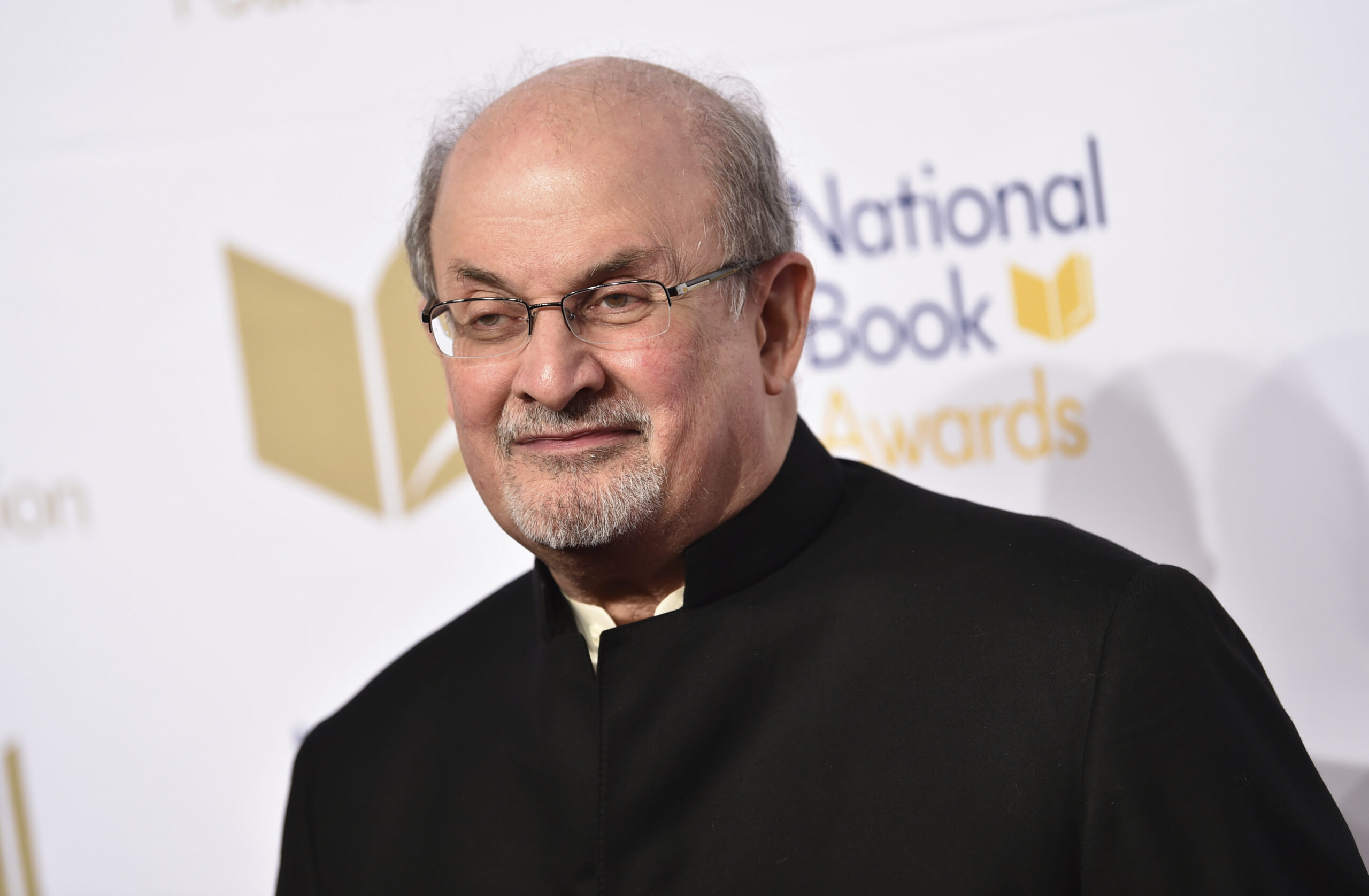 FILE - Salman Rushdie attends the 68th National Book Awards Ceremony and Benefit Dinner on Nov. 15, 2017, in New York. Months after being stabbed repeatedly as he prepared to deliver a lecture, Rushdie is blind in his right eye, struggles to write and at times has “frightening” nightmares. (Photo by Evan Agostini/Invision/AP, File)
