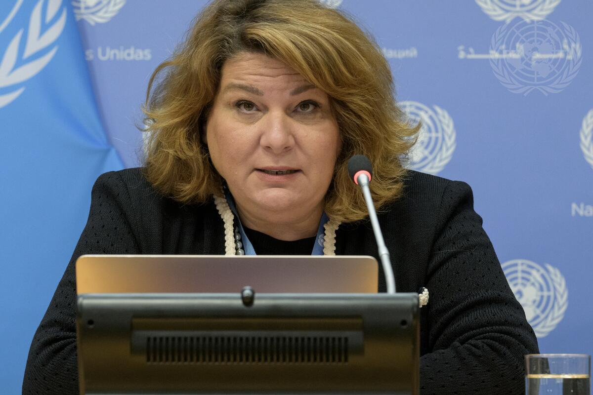 Alexandra Xanthaki er FN-rapportør for kulturelle rettigheter. (Foto- FN.) 2 3-2