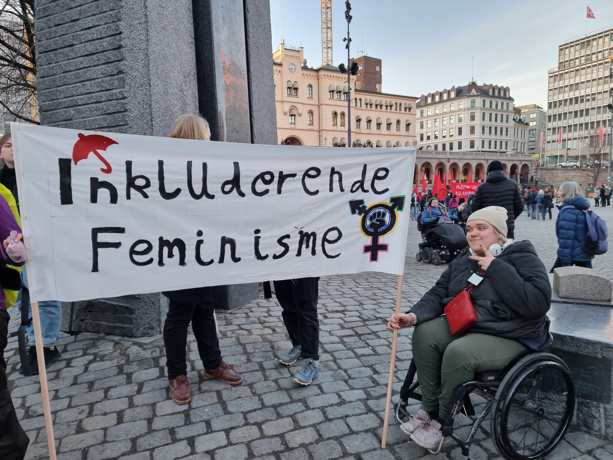 Inkluderende feminismevarrangerer alternativ arrangement på kvinnedagen (Foto: Inkluderende feminisme/presse.)