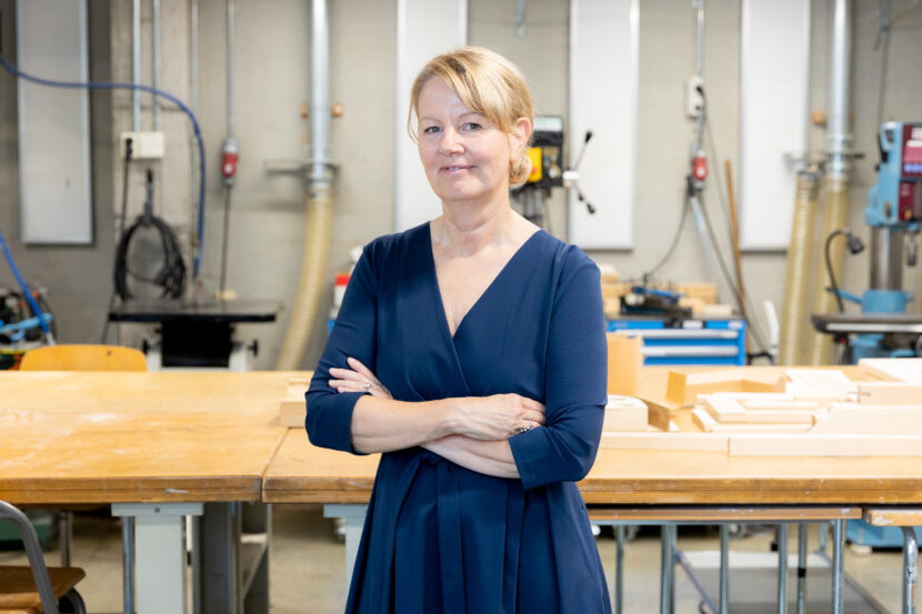 Rektor ved Arkitektur og designhøgskolen i Oslo (Aho), Irene Alma Lønne. (Foto: Presse.)