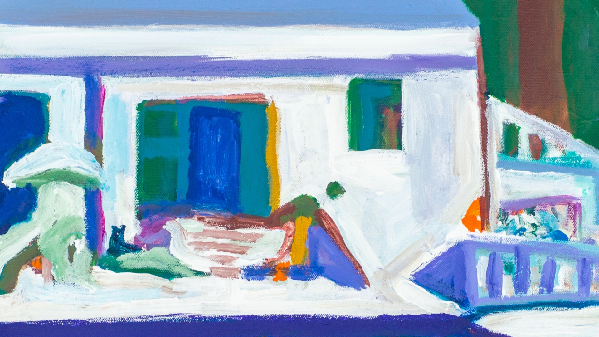 Henrik Mikkelsgård stiller ut «Oseanisk» på Køsk. (Foto: presse.)