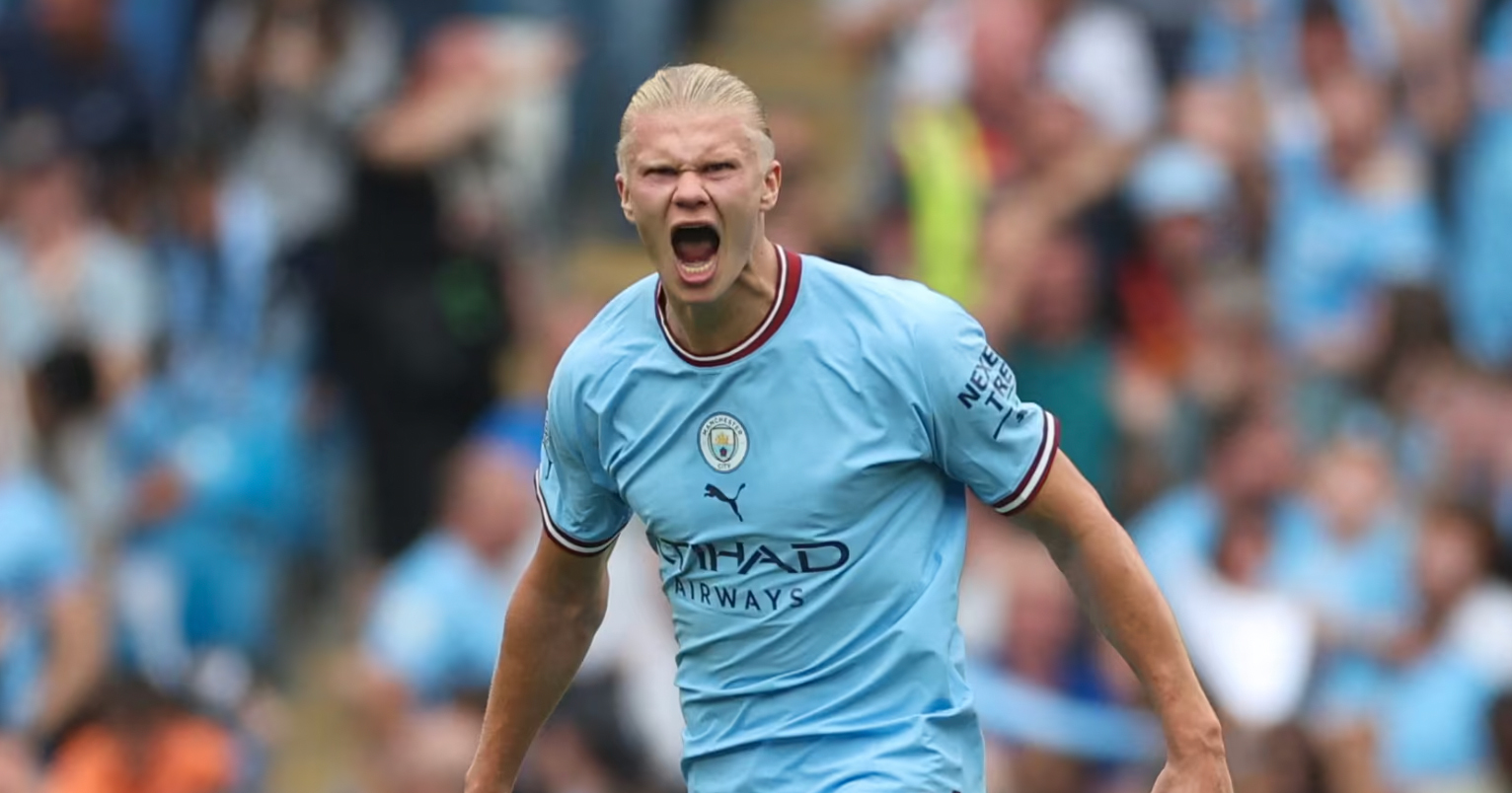 Erling Braut Haaland på Manchester City. (Foto: Carl Recine/Reuters.) 3 40:21