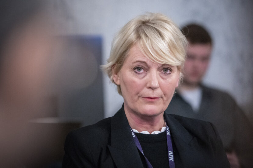 Oslo 20230309. Kringkastingssjef i NRK Vibeke Fürst Haugen under møtet i Kringkastningsrådet om Sophie Elise-saken torsdag. Foto: Ole Berg-Rusten / NTB