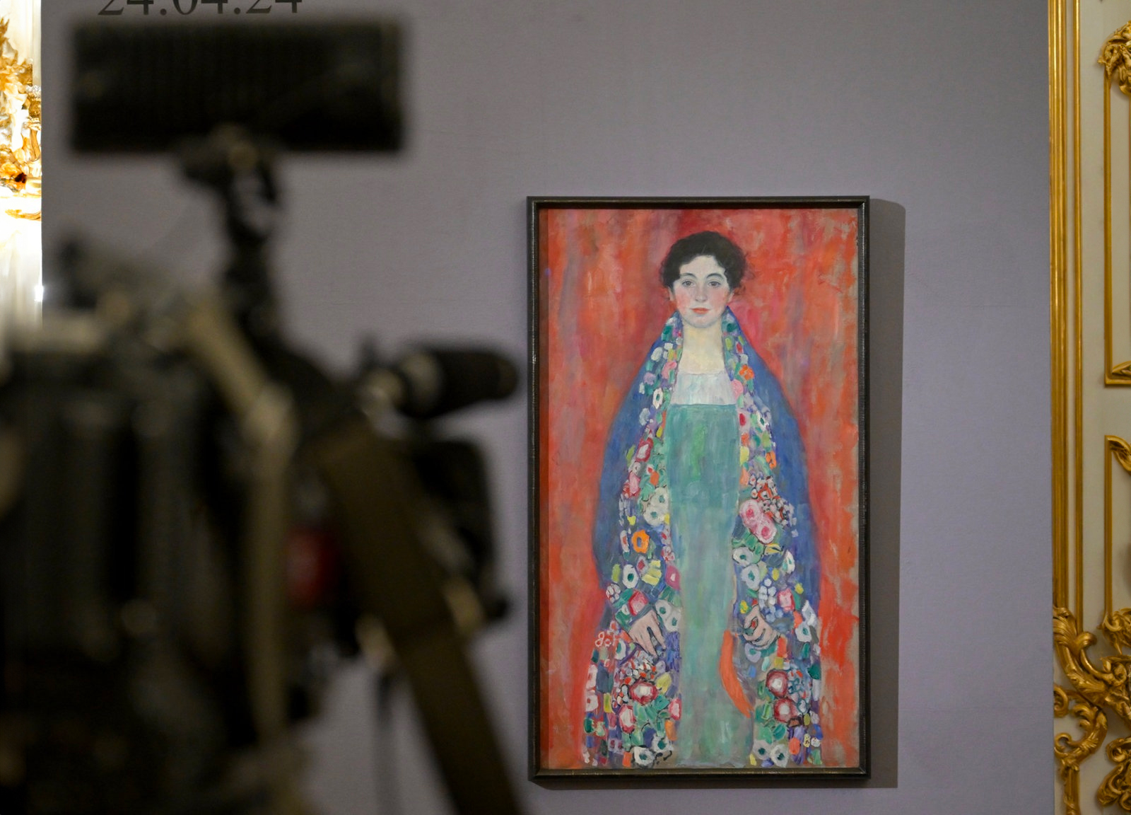 Gustav Klimts gåtefulle «Portrett av frøken Lieser» er gjenoppdaget i Wien etter 100 år. (Foto: WDR.)