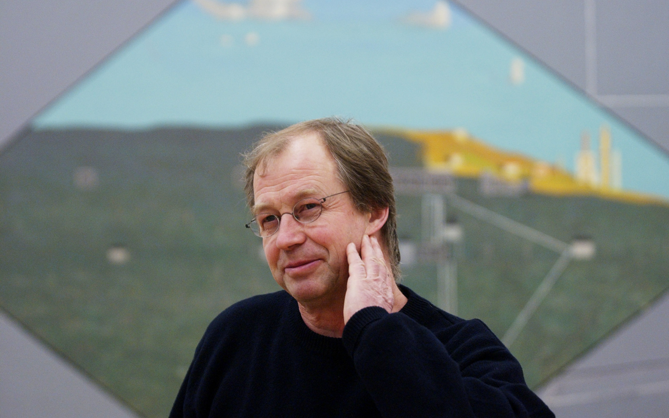 Kunstner Leonard Rickhard tilbake i 2004. (Foto: Erlend Aas/NTB.)