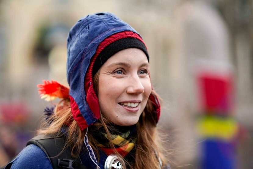 Samisk musiker, skuespiller, forfatter og aktivist Ella Marie Hætta Isaksen. (Foto: Cornelius Poppe/NTB.)