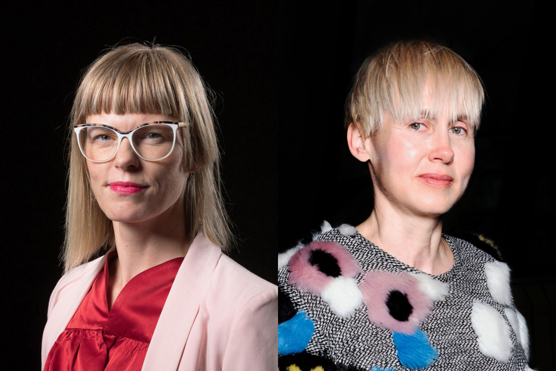 Tine Rude (t.v.) og Bettina Kogler er den nye lederduoen ved Bit teatergarasjen. (Foto: Thor Brødreskift/Elsa Oksazaki.)