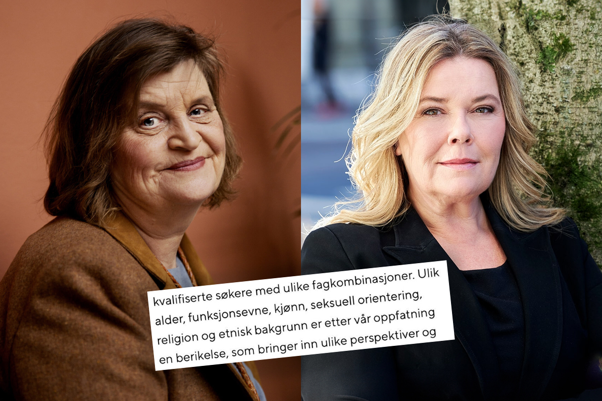 Elin Ørjasæter og Trine Larsen. (Foto: Hilde Unosen, Corinne Alice Skau. Kollasj: Subjekt.) 2 3:2