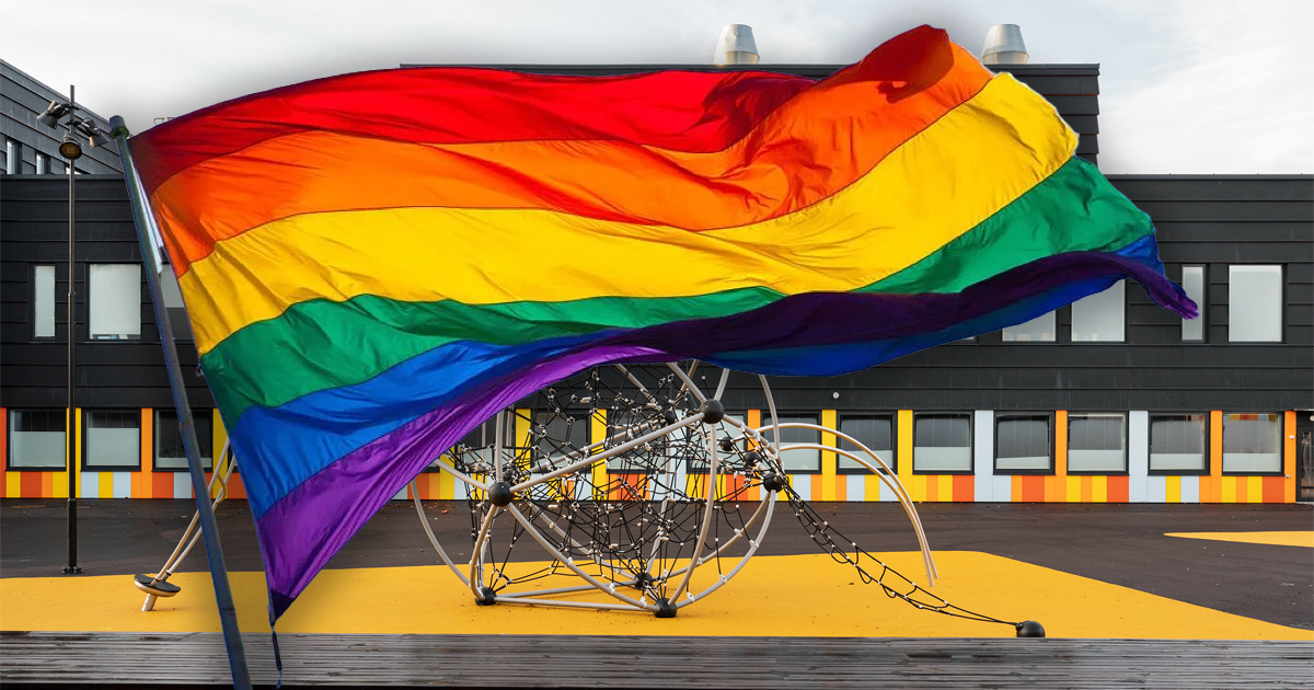 Fjell barneskole i Drammen. (Foto. Ola Roald arkitektur, Bee's Knees. Kollasj: Subjekt.) 2 3:2