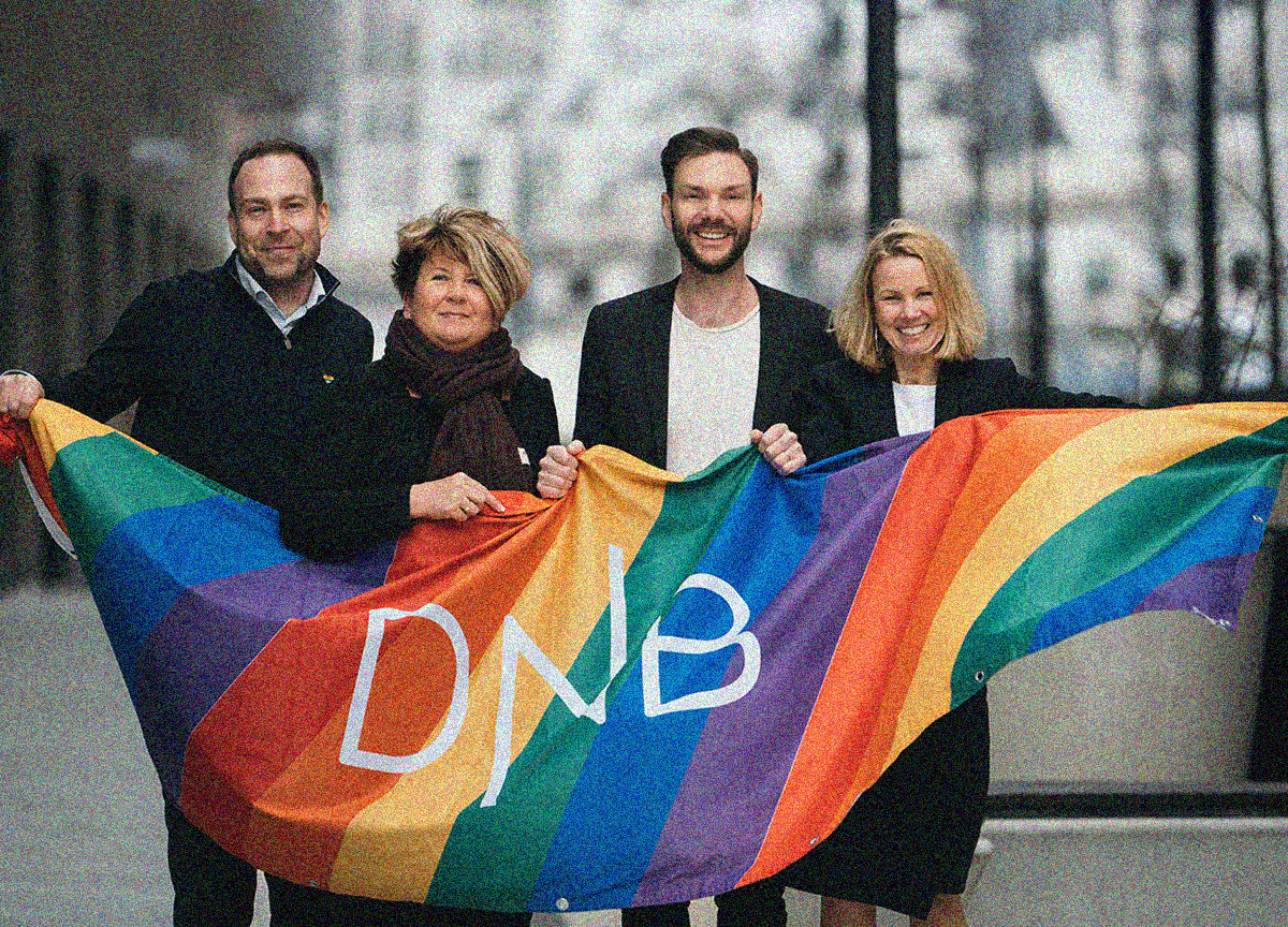 DNB svar kommentarfelt Facebook pride pridefarger svarthvitt kundebehandler troll pridepartner