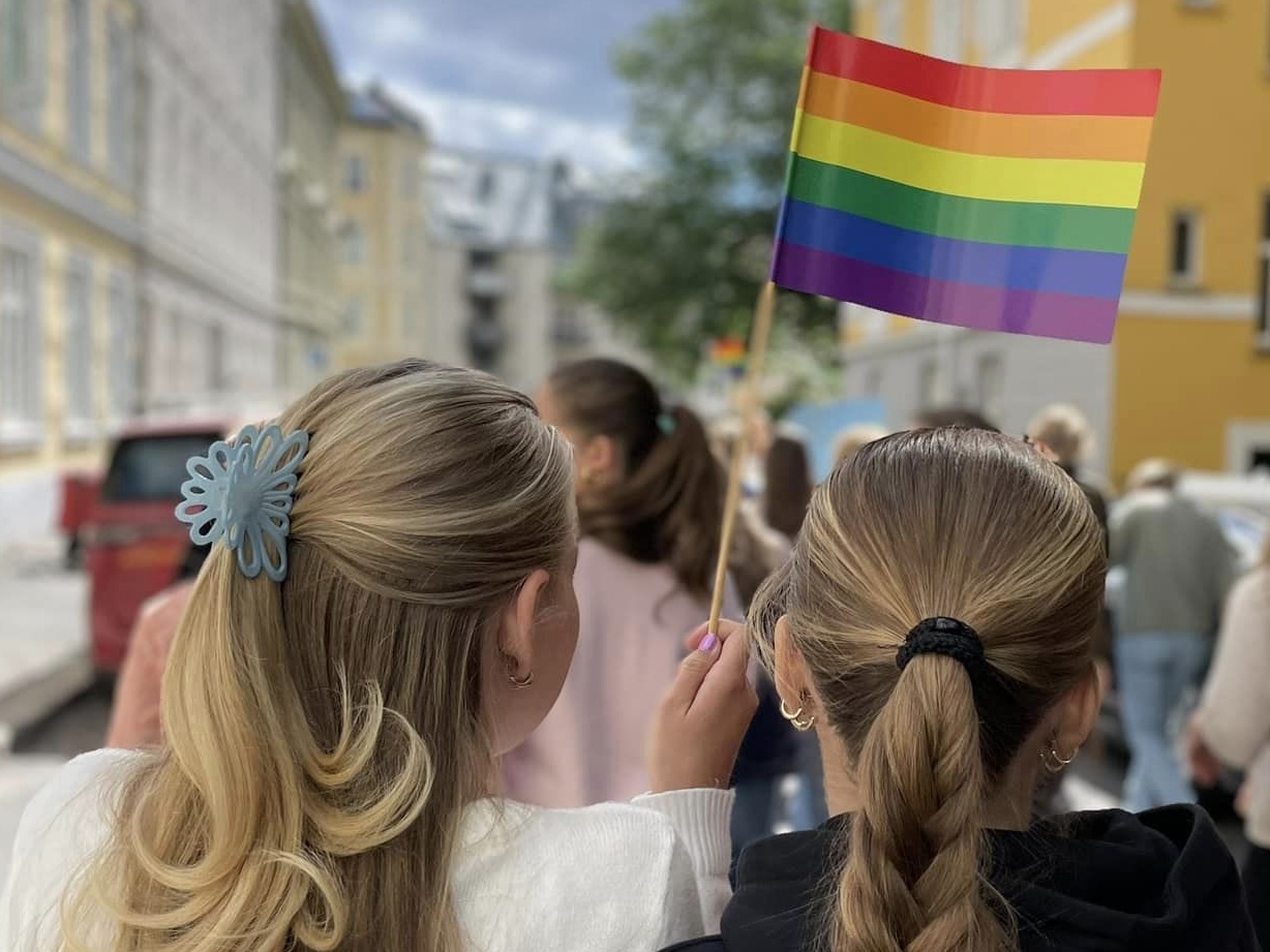 Oslo handelsgymnasium OHG Pride pålagt frivillig Skeiv verden Tone Fairway
