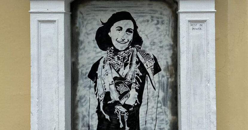 Anne Frank med Palestinaskjerf. (Foto: Tøddel.) 3 40:21