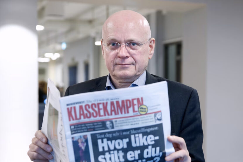 Bjørgulv Braanen er mangeårig sjefredaktør i Klassekampen, men trappet ned til å bli «bare» politisk redaktør og lederskribent i 2018. Kona hans, Lena Lindgren, er tidligere sjefredaktør i Morgenbladet og trappet ned til å bli «bare» kommentator. I Klassekampen er hun nå blitt kåret til en av landets fremste intellektuelle. Det vil ikke Bjørgulv Braanen ha noe med å gjøre. (Foto: Vidar Ruud/NTB.)