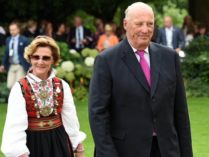 Kong Harald Dronning Sonja Hagefest 2016 lesbiske homofile nordmenn jenter som elsker jenter gutter som elsker gutter Joakim Lindboe X Twitter viralt tar av