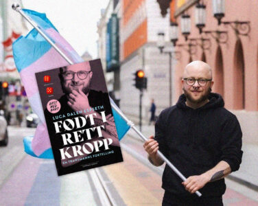 Transaktivist Luca Dalen Espseth, kjent som Best med bart, er aktuell med boken «Født i rett kropp. En transmanns fortelling» (Foto: Cappelen Damm.)