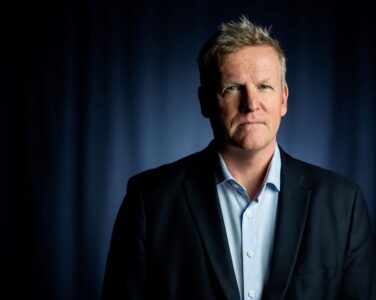 Hvem bestemmer hvilken kunst som skal prege våre omgivelser? Koro-sjef Øystein Strand. (Foto: Kulturtanken.)