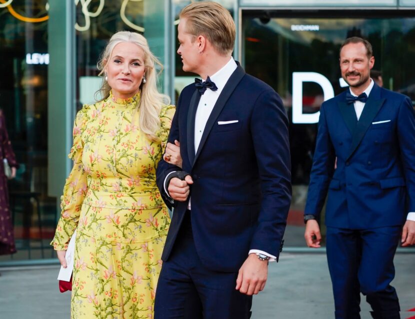 Mette marit og Marius (Foto: Lise Åserud/NTB.)