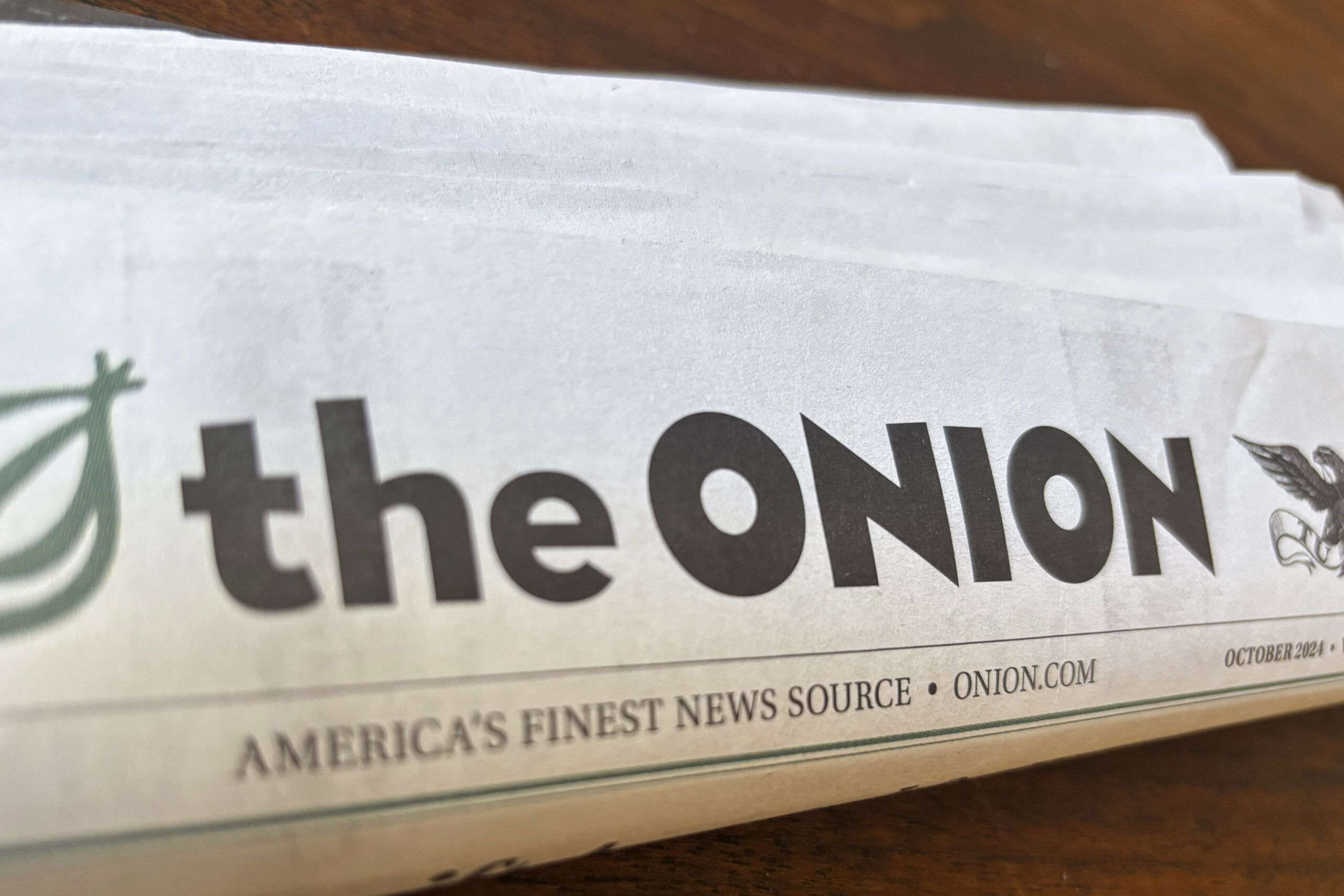 The Onion er et satireblad og -nettsted. (Foto: Jill Bleed/AP/NTB.)