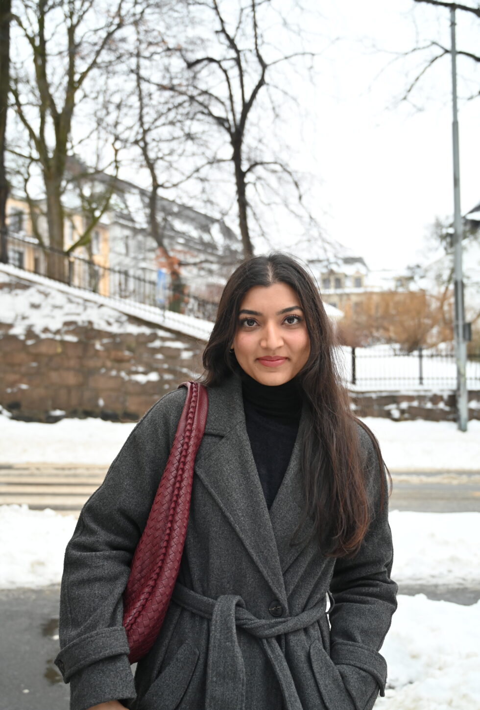 Sarah Zahid foran Åpent Bakeri på Frogner. (Foto: Oda Sofie Gallefoss.)