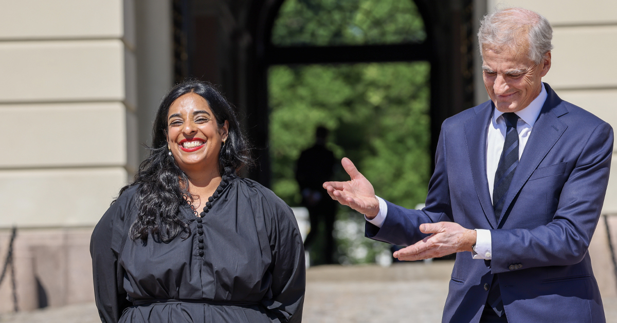 Jaffery fortsetter som kulturminister: – Uforståelig. (Foto: Geir Olsen/NTB.)