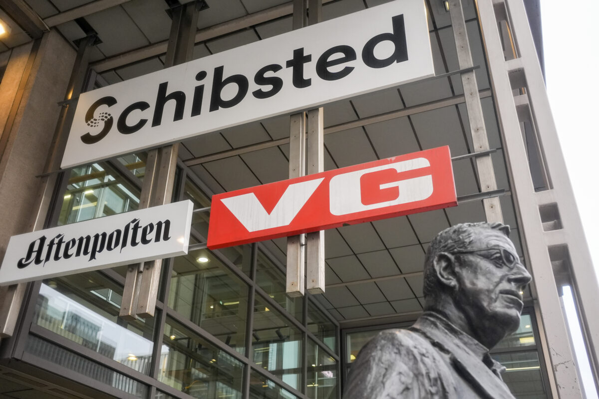 Medieselskapet Schibsted, særlig kjent for Aftenposten og VG, skal kutte rundt 350 årsverk i år. (Foto: Terje Pedersen/NTB.)
