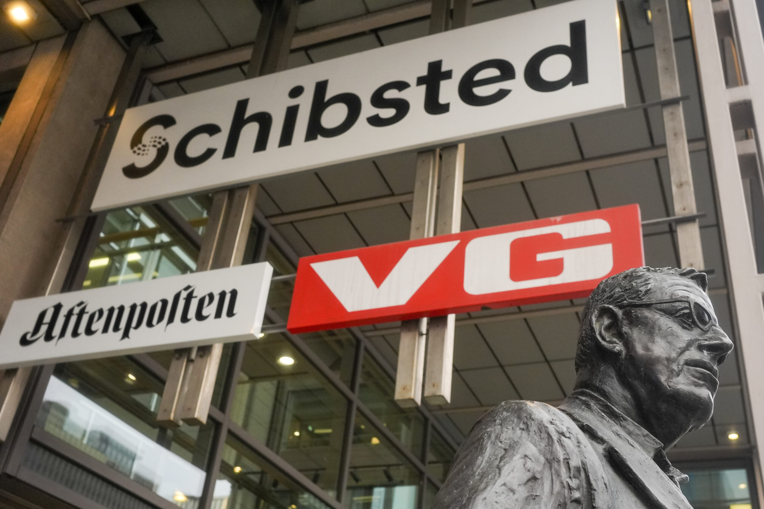 Oslo 20250122. Schibsted skal kutte rundt 350 årsverk i år. (Foto: Terje Pedersen/NTB.)