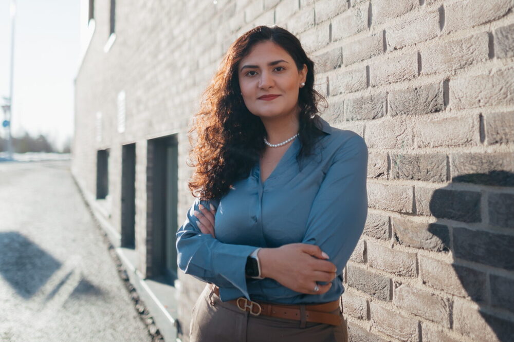 Leder for Likestilling, integrering og mangfold (Lim), Sarah Gaulin. (Foto: Heidi Nathalie Hovland.) 3 Alt. forside 3:2