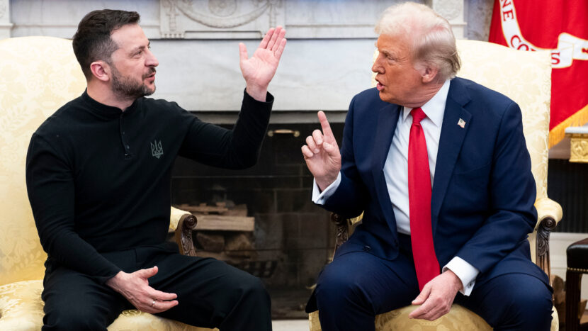 Da Zelenskyj traff Trump i februar 2025 var det hissig stemning på Det ovale kontor. (Foto: Doug Mills / The New York Times.)