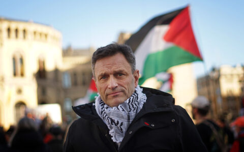 Leder for MDG, Arild Hermstad, er en engasjert apartheidmotstander. (Foto: MDG.)