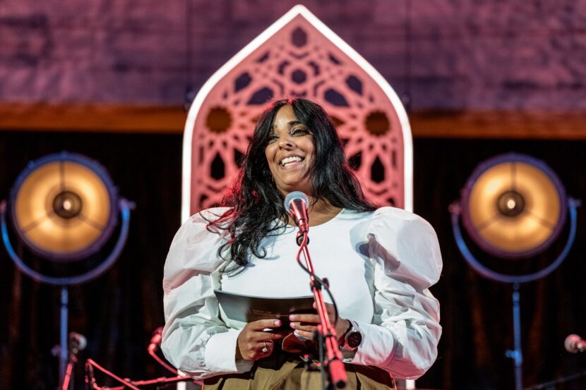 Kultur- og likestillingsminister Lubna Jaffery (Ap) skal også i 2025 åpne Melafestivalen – men ikke i Rådhuset, men på plassen utenfor. (Foto: Annika Byrde/NTB.)