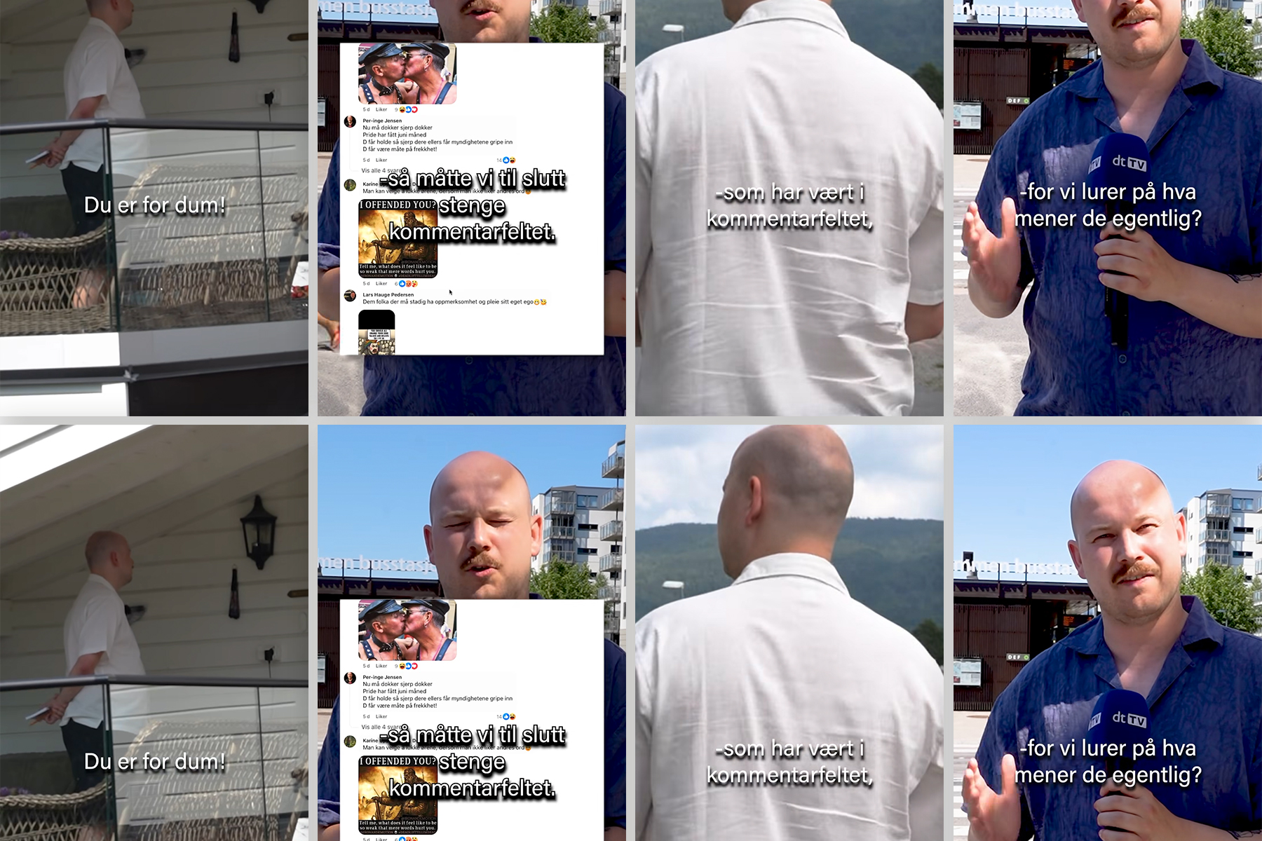 Drammens tidende ga Facebook-kommentarfeltet en «eksklusiv mulighet» til å ytre seg. (Foto: Faksimile.)