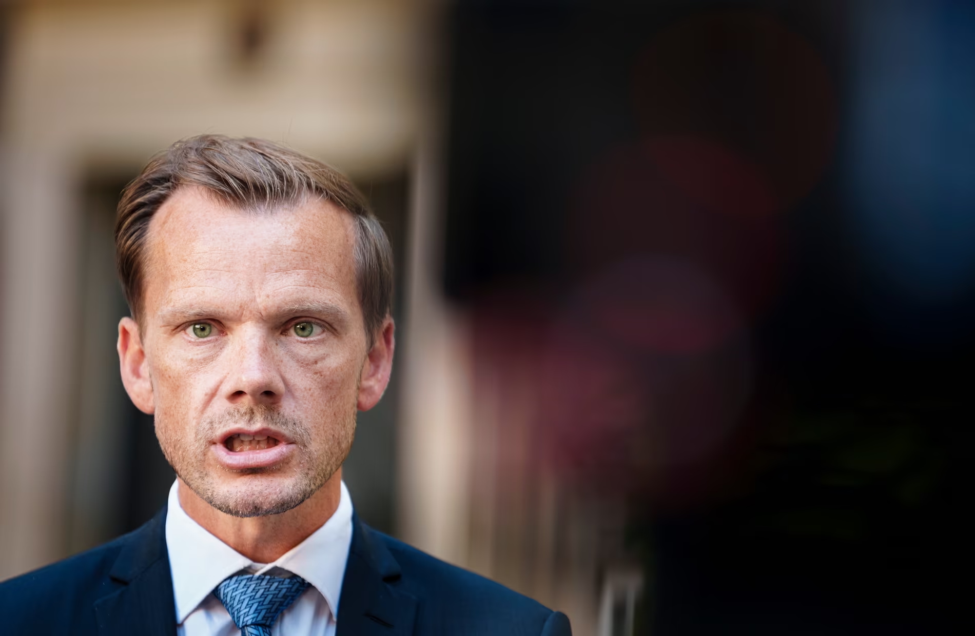 Danmarks justisminister Peter Hummelgaard. (Foto: Liselotte Sabroe/Ritzau/TT.)