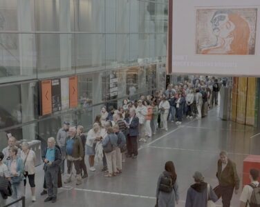 August 2025 er den mest besøkte måneden på Munchmuseet. Økt turisme til hovedstaden trekkes frem som årsak. (Foto: Harald Nygaard Kvam.)