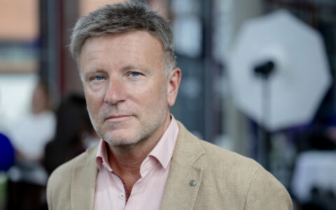 Bergen, Norway 20250820. Vebjørn Selbekk var til stede under TV 2s presentasjonen av høstens tv-programmer i Grieghallen. (Foto: Paul S. Amundsen/NTB.)