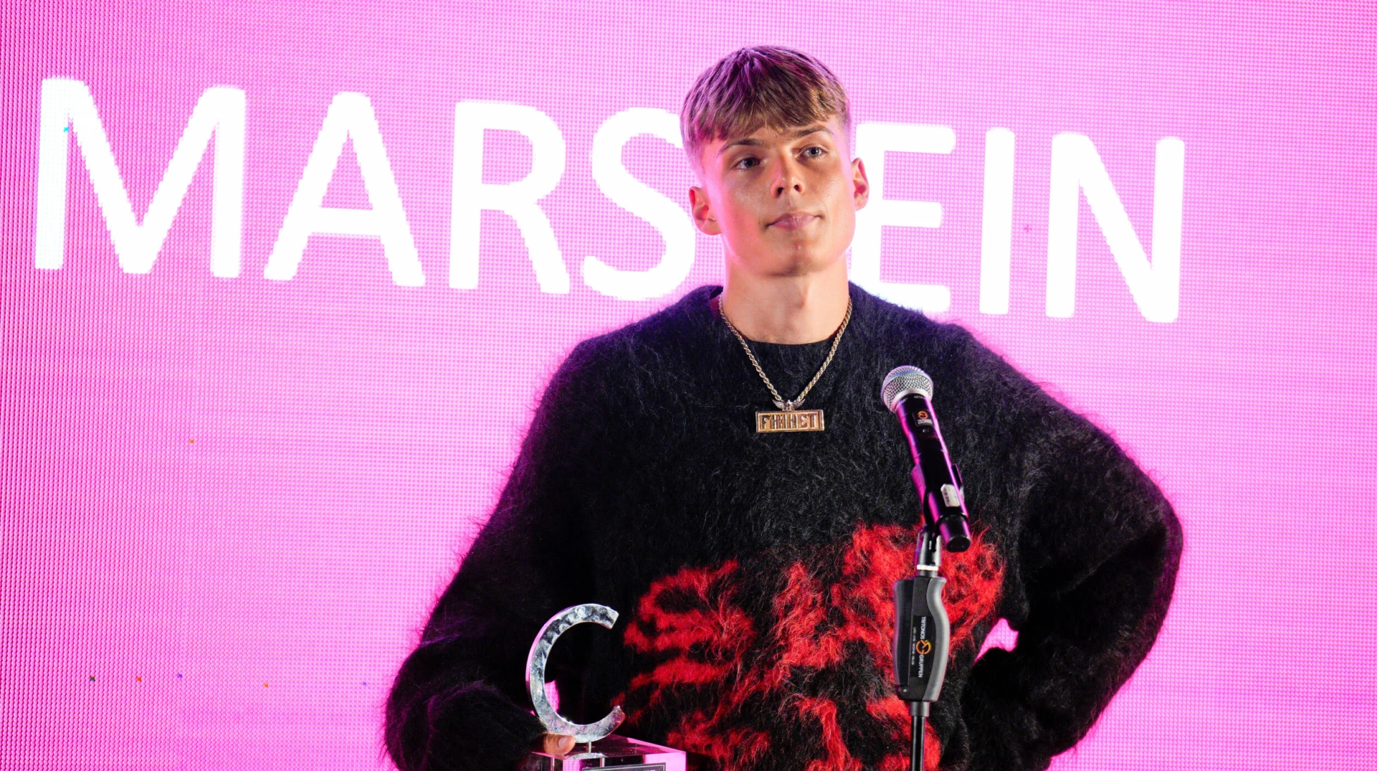 Marstein vant pris for Årets mannlige stilikon under Costume awards. (Foto: Stian Lysberg Solum/NTB.)