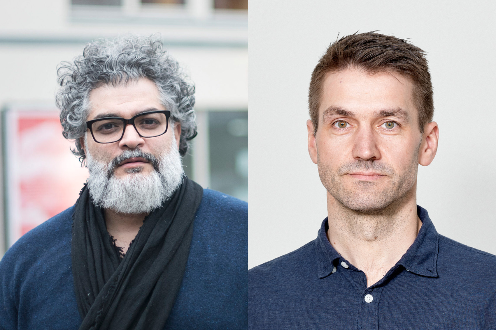 Dansekunstner Hooman Sharifi og forfatter Sigmund Løvåsen (leder) er begge med i Kulturrådet, som til sammen fra 2021–2030 har bevilget 33,5 millioner kroner til Sharifis danskompani, Impure Company. (Foto: Dansens hus/Kulturrådet.)