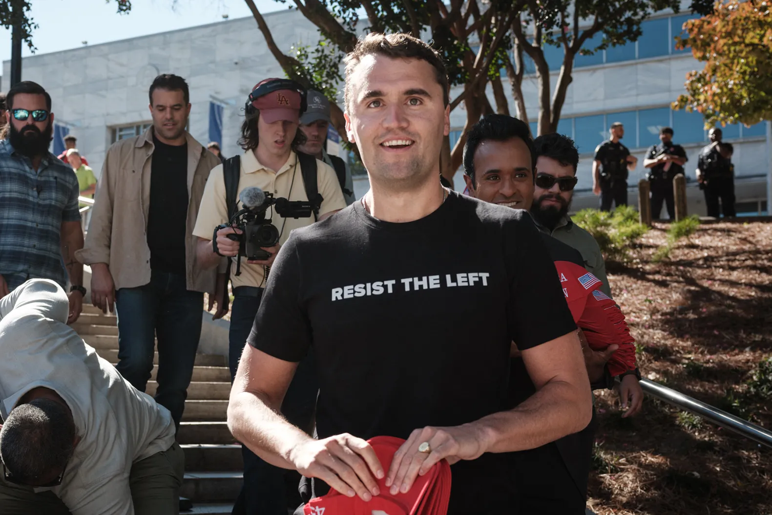 Charlie Kirk Alternativ Media Nynazister Antirasistisk senter ARS Oslo Eidsvolls plass Appell demonstrasjon kartlegging overvåking profilering