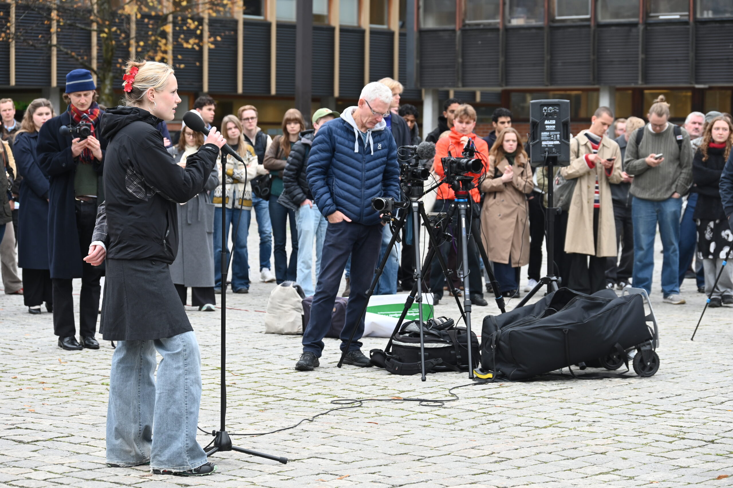 Linnea på Faks. (Foto: Peter-André Hegg.)