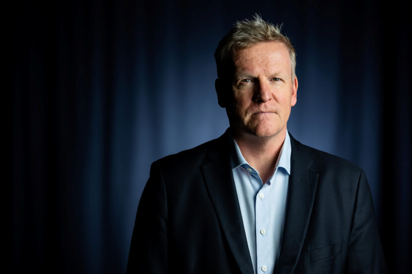 Hvem bestemmer hvilken kunst som skal prege våre omgivelser? Koro-sjef Øystein Strand. (Foto: Kulturtanken.)