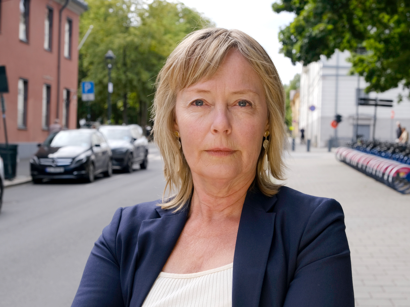Styreleder i Norske kunsthåndverkere, Putte Helene Dal, er skuffet over manglende opptrapping av utstillingshonorar i statsbudsjettet for 2026. (Foto: Kristin Klette/NK.)