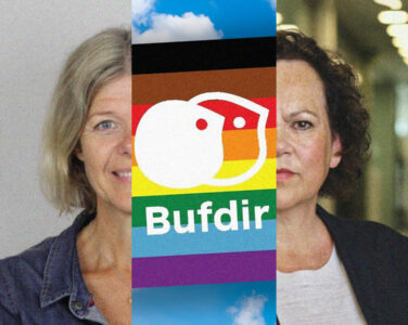 Førsteamanuensis ved Inn, Kamilla Aslaksen (t.v.), er kritisk til statens veileder for omtale av transpersoner. Hun får svar av avdelingsdirektør i Bufdir, Anna Bjørshol. (Kollasj: Inn/Bufdir/Subjekt.)