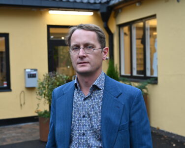 Trond Grønli Åm (født 1976) er en norsk politiker, som representerer Venstre. Han er byråd for kultur, idrett og friluftsliv i Trondheim. (Foto: Sander Sebastian Amsrud,