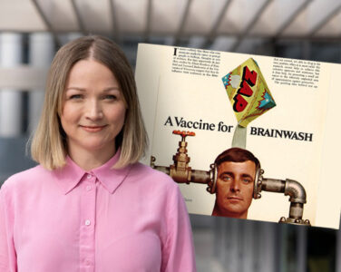 «Inokulasjonsteori» ligger til grunn for det nye prosjektet Faktisk og redaktør Runa Victoria Engen deltar i. Illustrasjon er hentet fra artikkelen der sosialpsykolog William J. McGuire først presenterte teorien i 1970. (Foto: William J. McGuire/Psychology Today.)