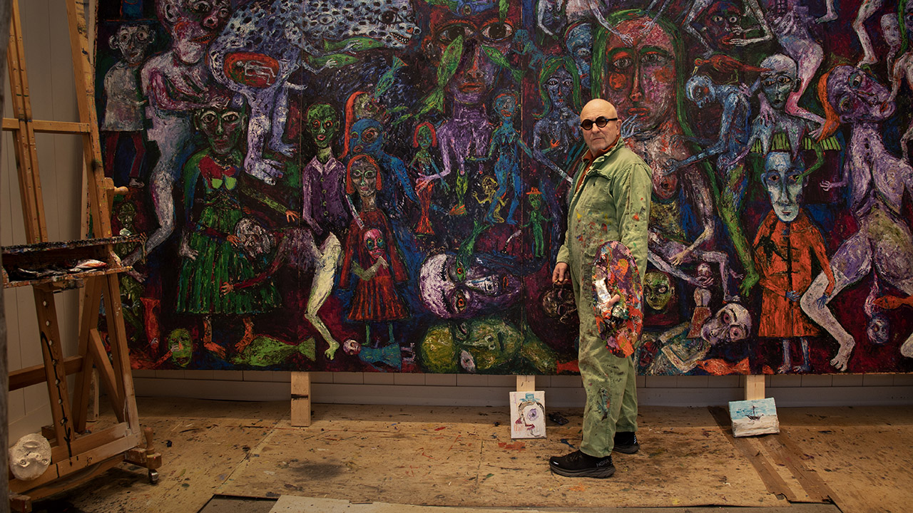 Kunstner Kjell Erik Killi–Olsen. (Foto: Presse.)